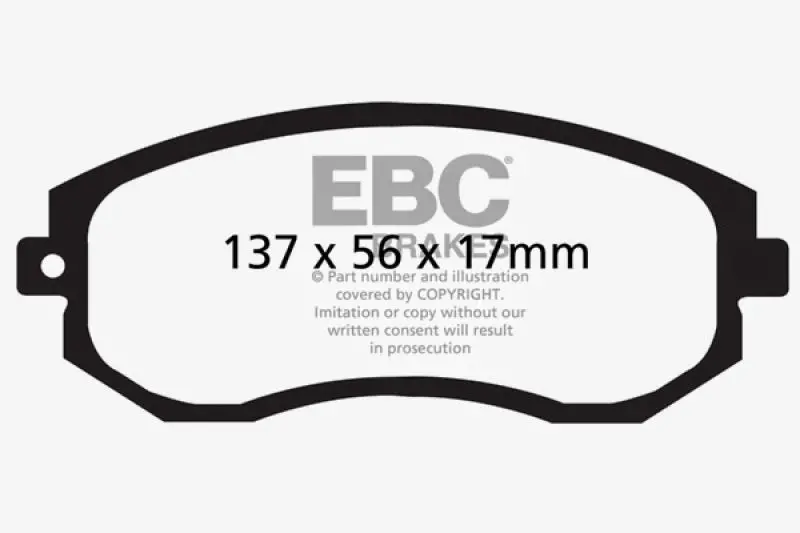 Ebc 12+ Scion Fr-S 2 Ultimax2 Front Brake Pads 1