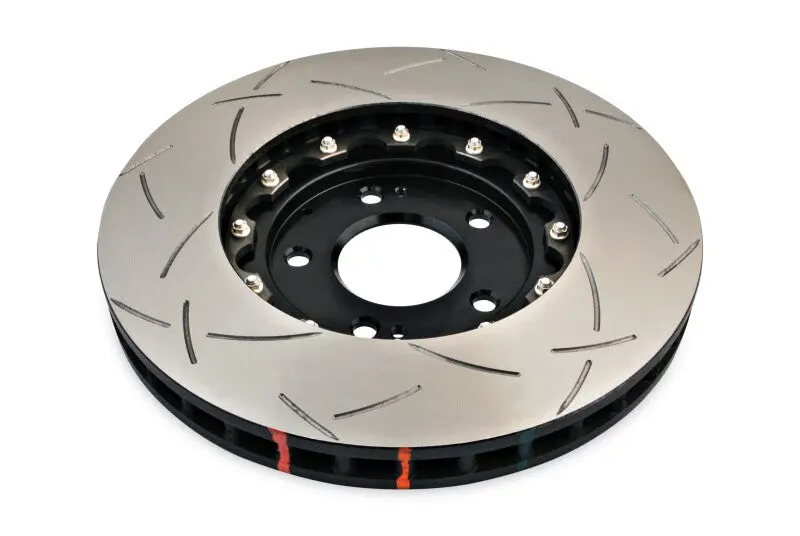 Dba 03-05 Evo 8/9 Front Slotted 5000 Series 2 Piece Rotor Assembled W/ Black Hat 2