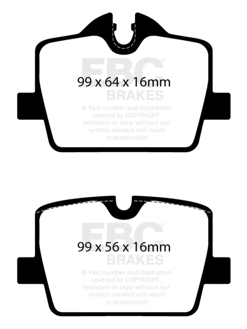 Ebc 2019+ Bmw Z4 G29 2.0T Bluestuff Rear Brake Pads 1