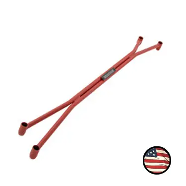 Rear Strut Tower Brace - 2019+ Forester - Wrinkle Red 1
