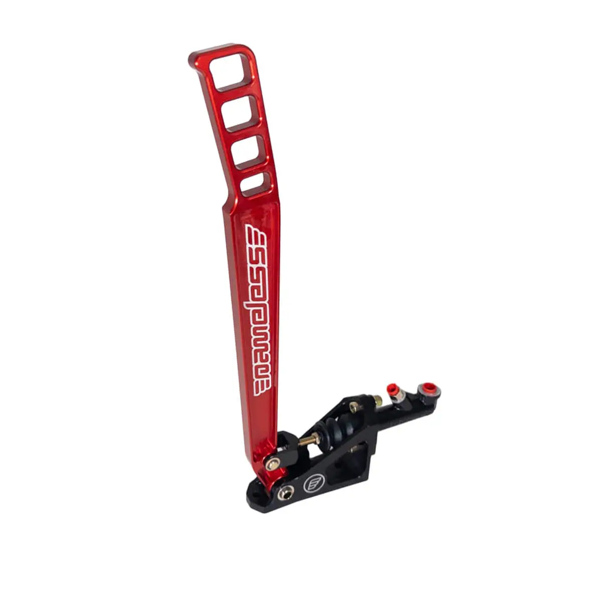 Nameless Performance Hydraulic Handbrake - Long (18") Red Handle - Pass Through 1