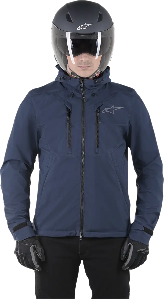 Alpinestars Domino Tech Riding Jacket – Navy Blue, Small (Sku 4200719-71-S) 1