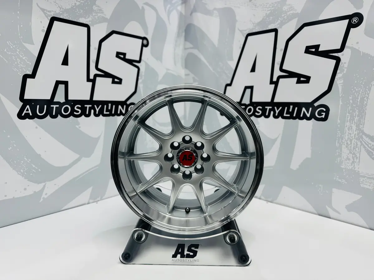 15” As- 7582 4/100 4/108 Silver Wheels 1