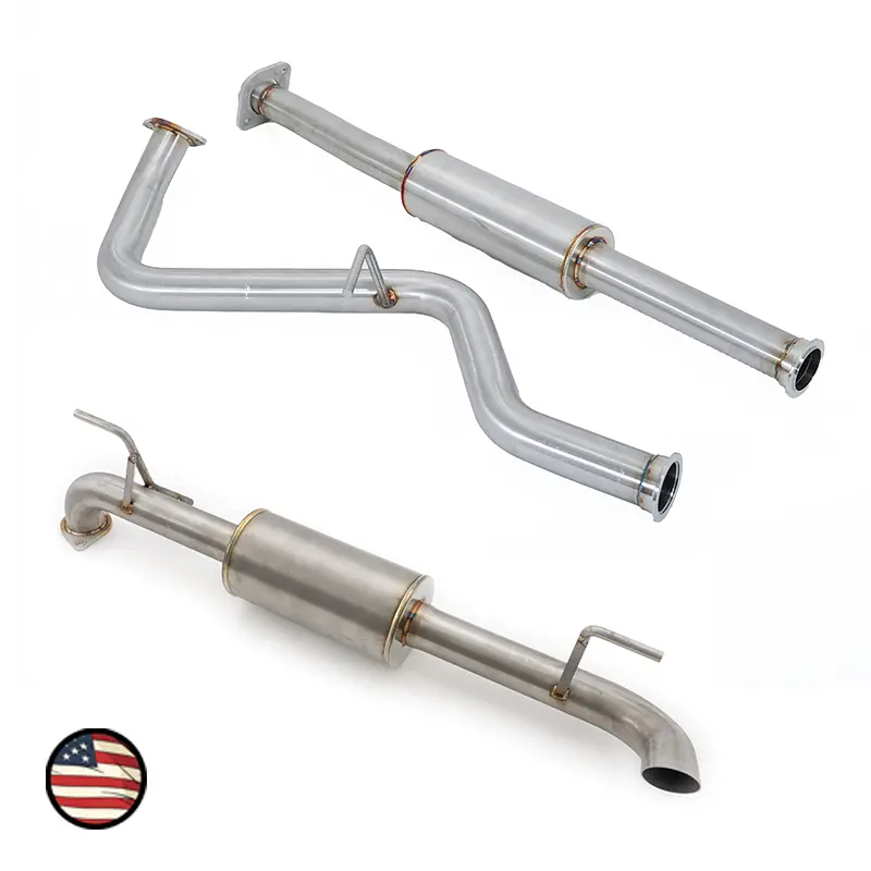 Catback Exhaust - 2017+ Impreza Wagon / 2018-2023 Crosstrek - 5" Muffler - Turndown 1
