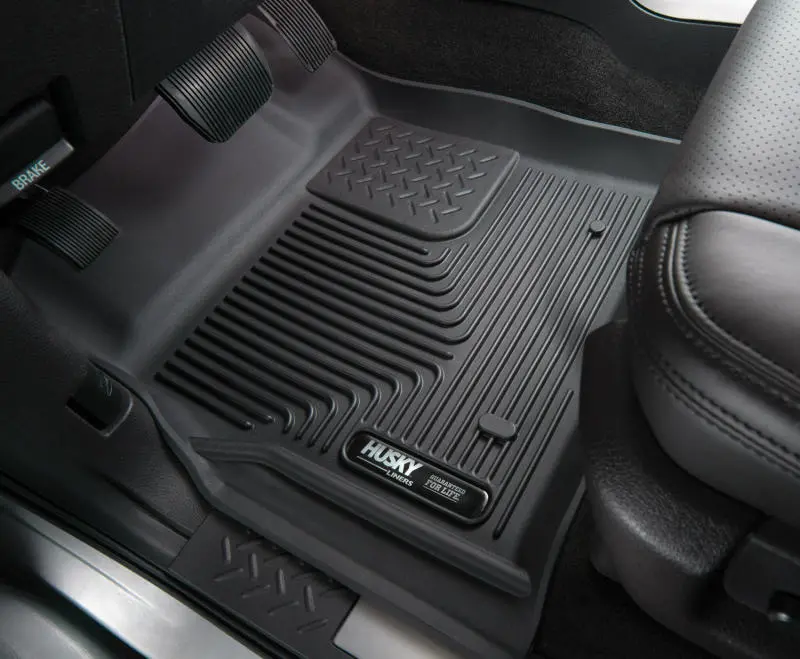 Husky Liners X-Act Contour Floor Liners – Second Row, Black, For 2019+ Dodge Ram 1500 Crew Cab 2