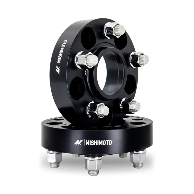 Mishimoto Wheel Spacers - 5X114.3 - 67.1 - 25 - M12 - Black 1