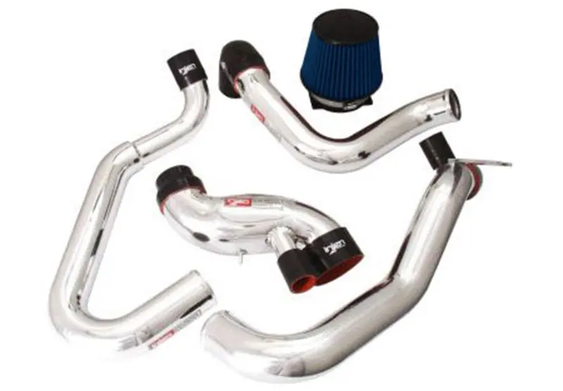 Injen 03-06 Evo 8/9/Mr Cast Aluminum Intake System W/ Full Intercooler Piping Polished Short Ram Int 1