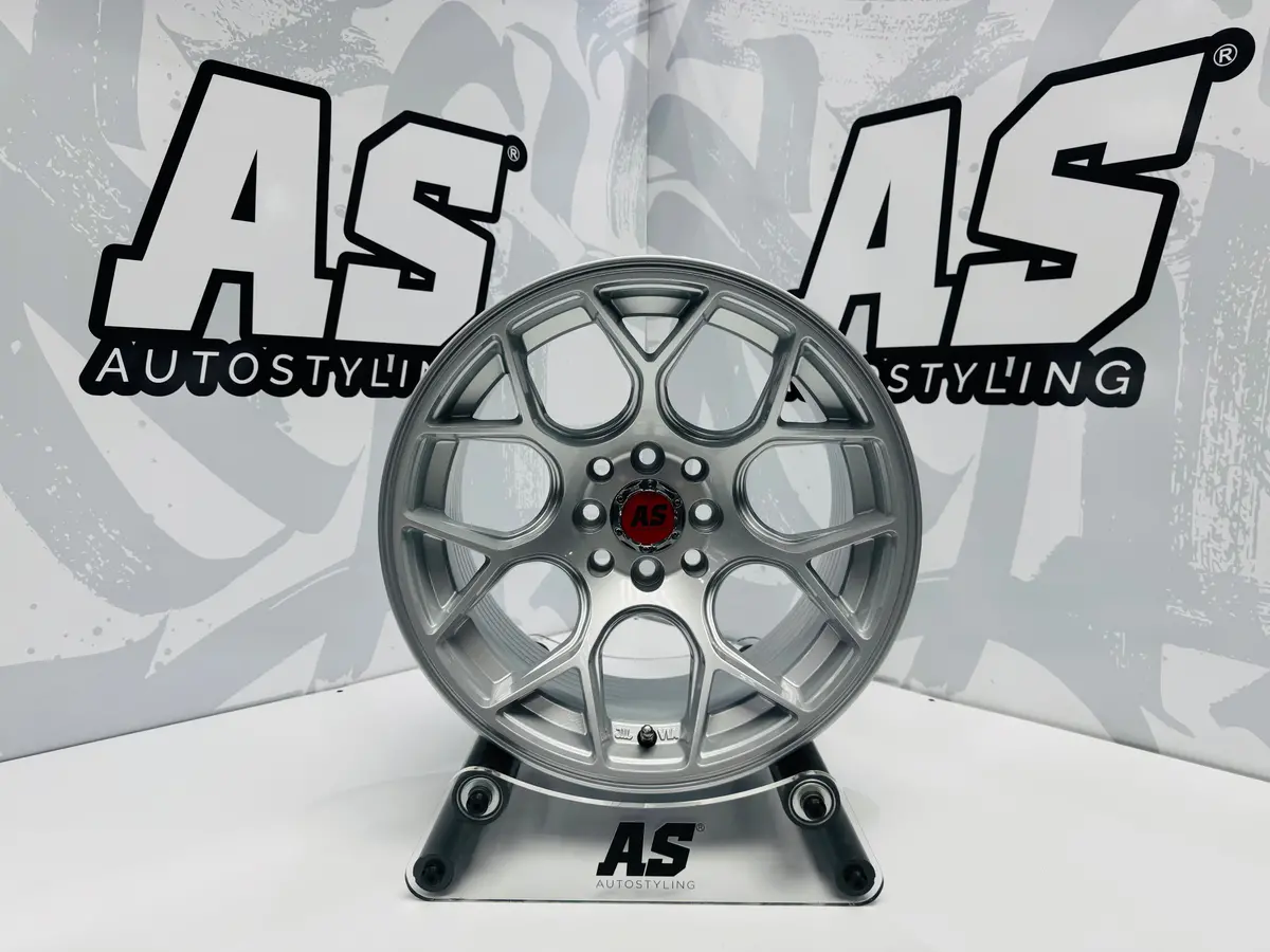 15” As- 7686  4/100 4/114 Silver Wheels 1