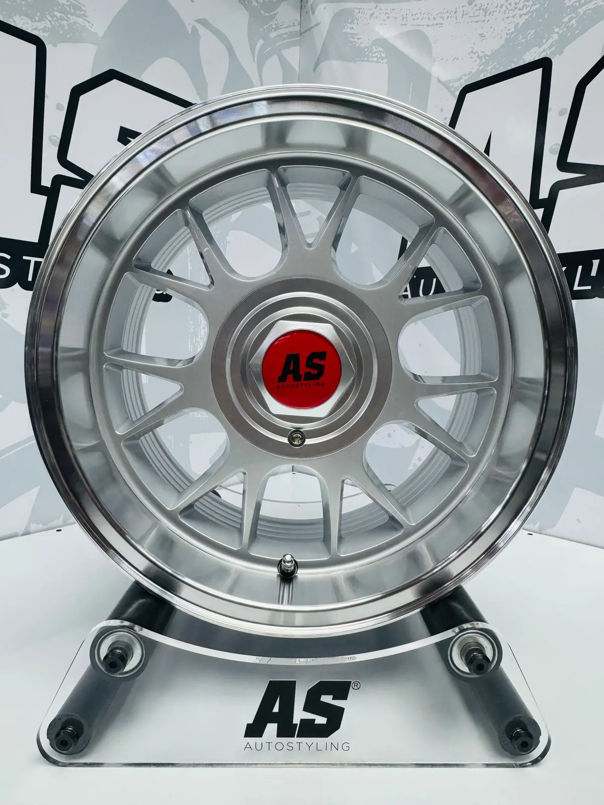 15” As- 7566  5X100 & 5X114 Silver Machine Face Wheels 1