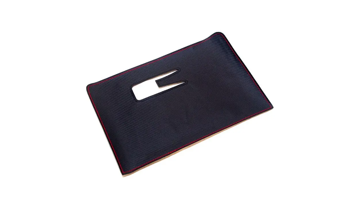 Revel Gt Design Glove Box Cover (Red Stitch) 2022 Toyota Gr86/Subaru Brz - 1 Piece 1