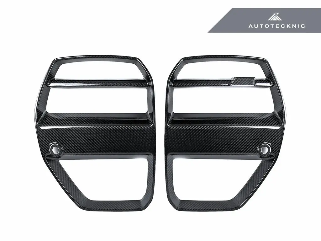 Autotecknic G8x M3 / M4 Dry Carbon Motorsport V1 Front Grille 1