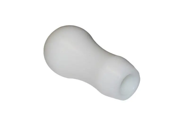 Torque Solution Delrin Tear Drop Tall Shift Knob (White): Universal 10X1.25 1