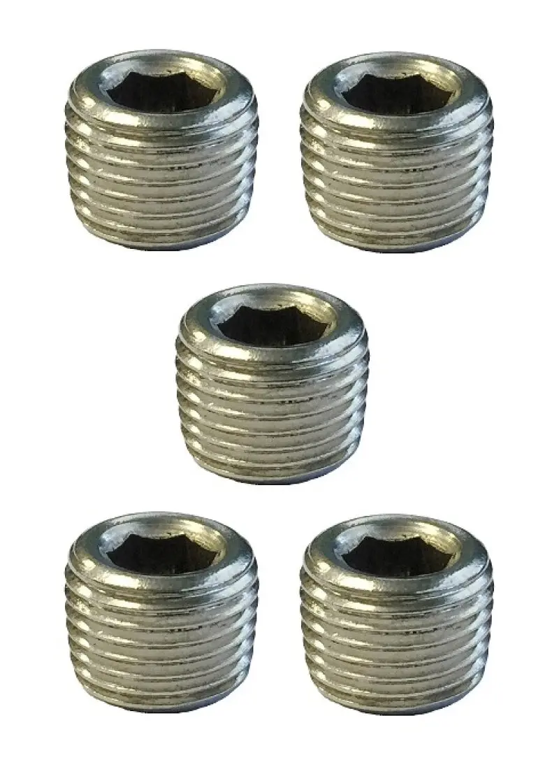 Torque Solution Stainless Steel 1/8 In Npt Plug: Universal 5 Pack 1
