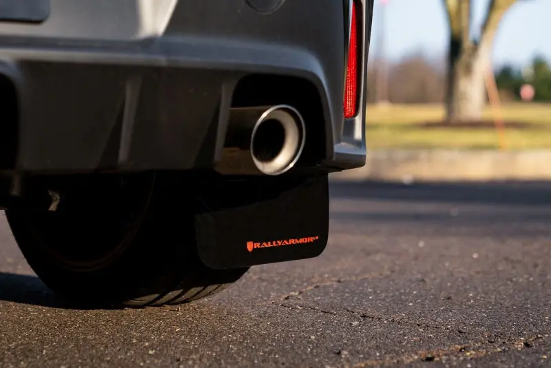 Rally Armor 23-25 Toyota Gr Corolla Black Ur Mud Flap W/White Logo 1