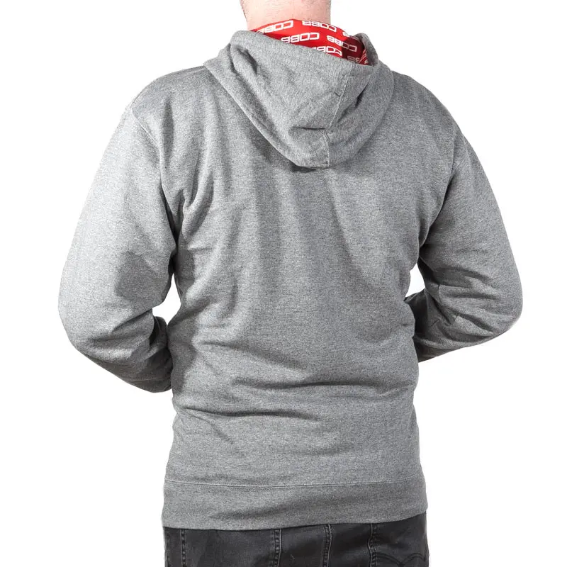 Cobb Grey Zippered Hoodie - Size Medium 1