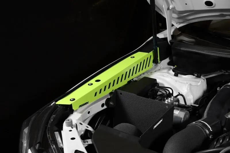 Perrin 22-25 Subaru Wrx Fender Shroud Set - Neon Yellow 1