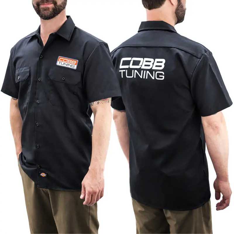 Cobb Dickies Work Shirt W/Embroidered Patch - Small 1