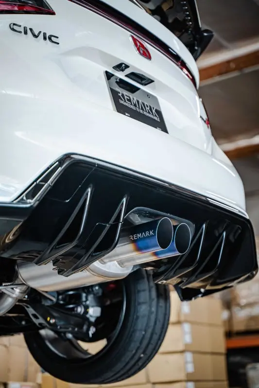 Remark 2023+ Honda Civic Type-R (Fl5) Sports Touring Catback Titanium Exhaust/Sus304 Front Pipe 2