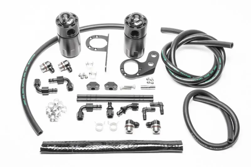 Radium 2017+ Honda Civic Type-R Fluid Lock Dual Catch Can Kit 1