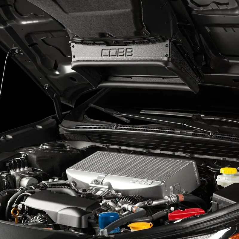 Cobb 20-22 Subaru Outback Xt Top Mount Intercooler Kit - Black 1