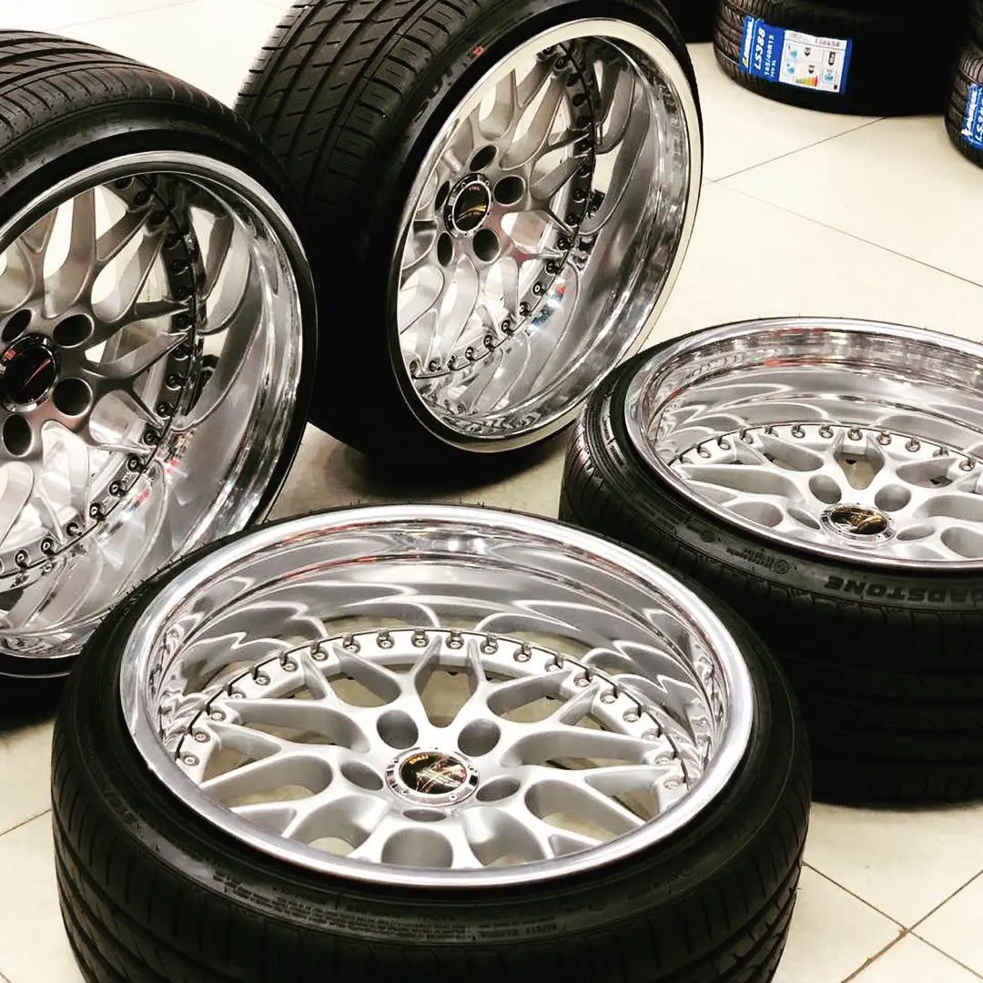 18” 3Pce Enkei Aegis Split Jdm Wheels 5/114 1