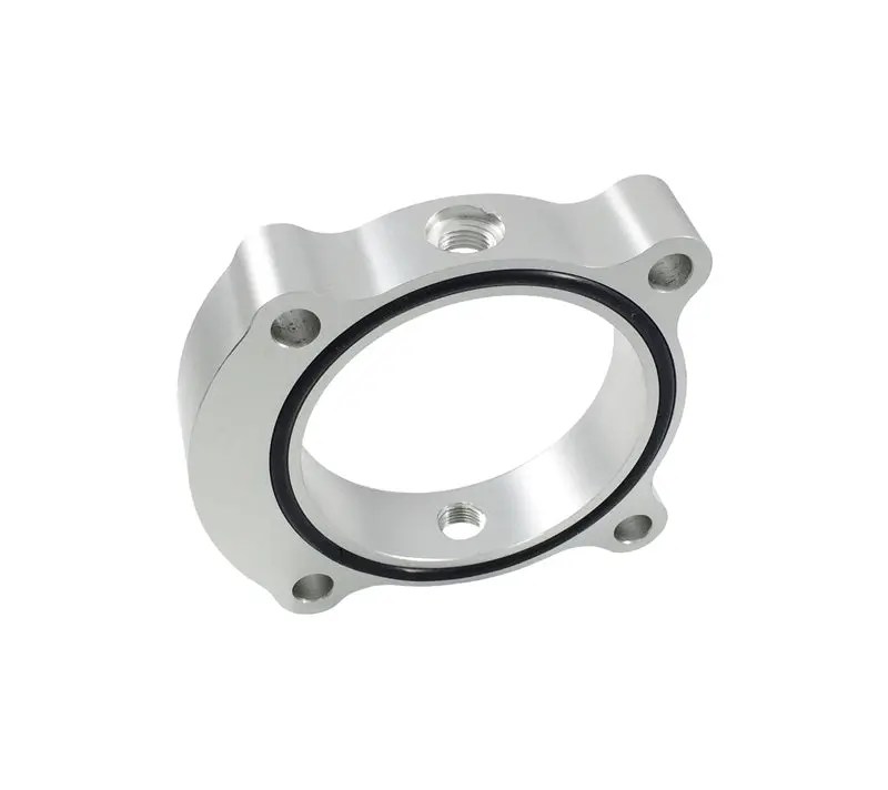 Torque Solution Throttle Body Spacer (Silver): Hyundai Sonata 2.0T 1