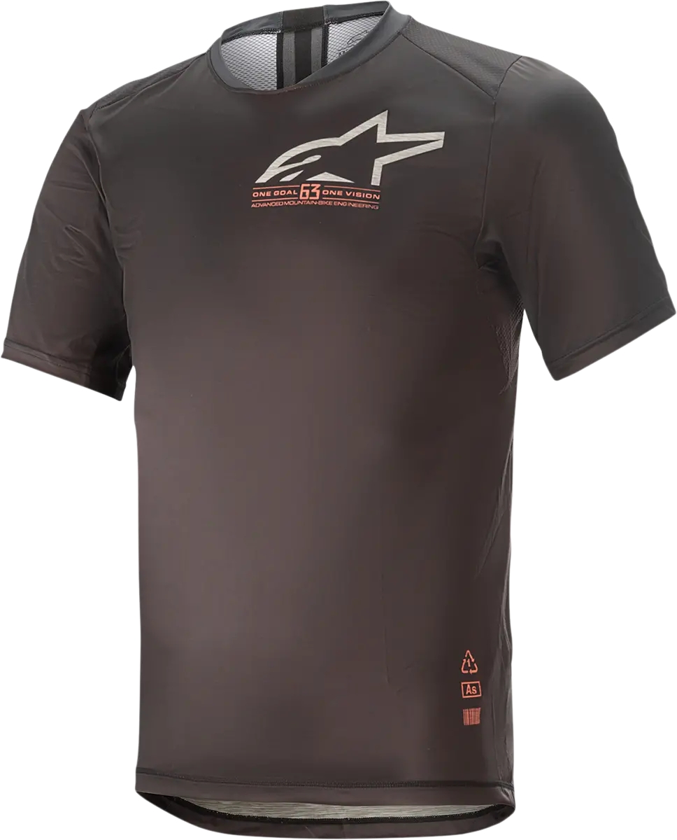 Alpinestars Alps 6.0 V2 Short-Sleeve Jersey – Black/Coral, Size Small (Model 1763921-1793-Sm) 1