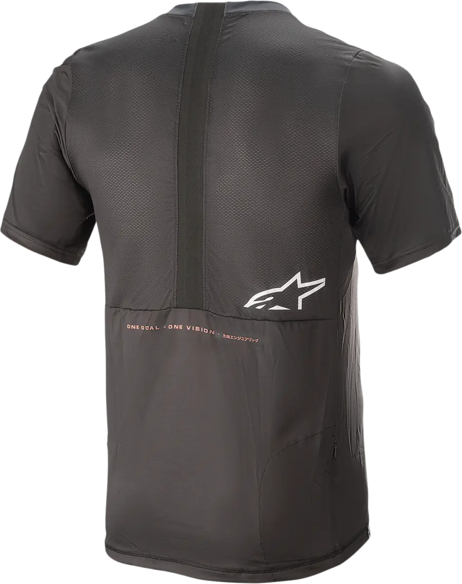 Alpinestars Alps 6.0 V2 Short-Sleeve Jersey – Black/Coral, Size Small (Model 1763921-1793-Sm) 2
