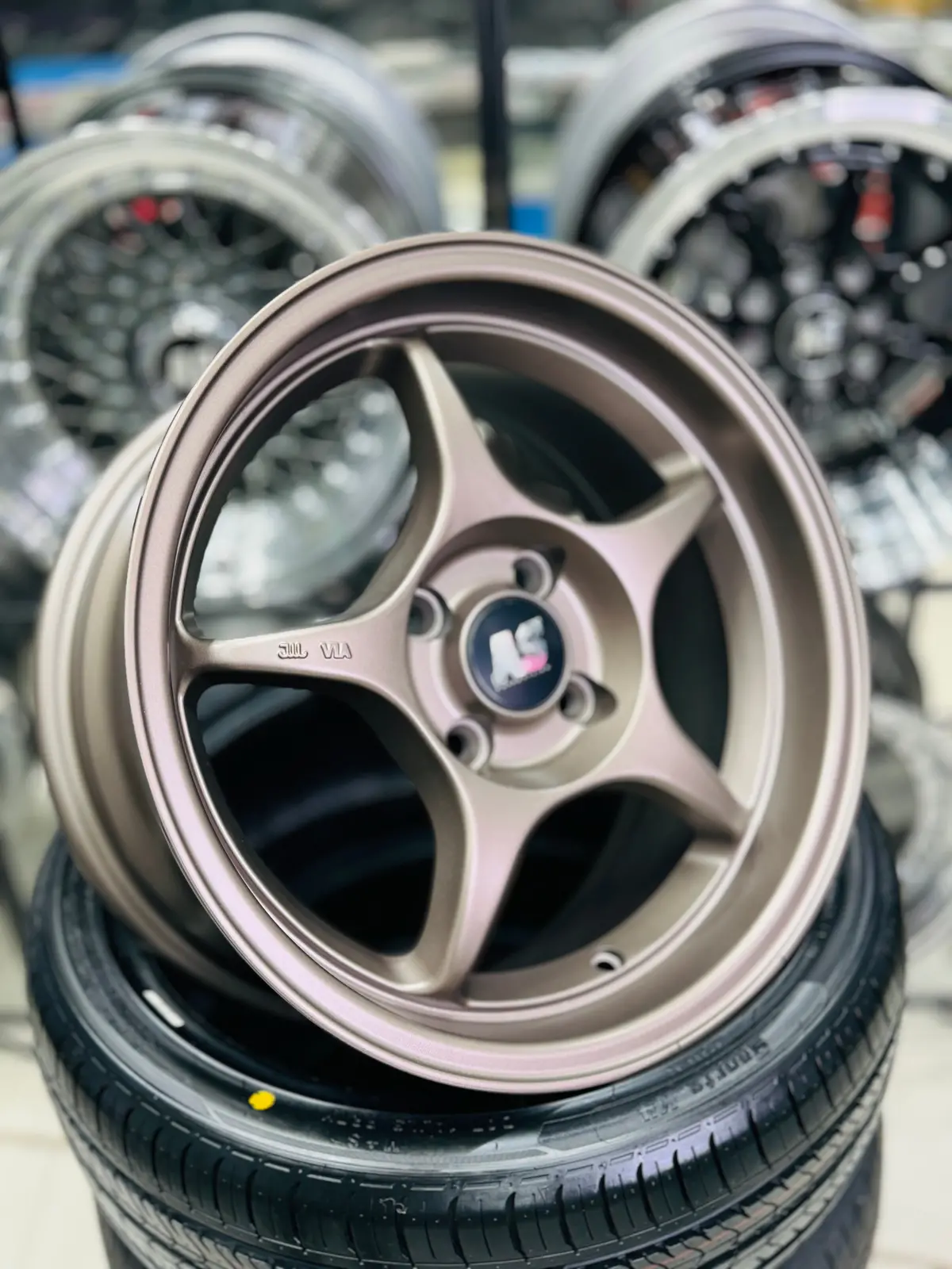15” As- Kranze 7J 4/100 Wheels 2