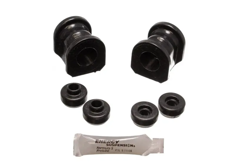 Energy Suspension 89-94 Nissan 240Sx (S13) Black 25Mm Front Sway Bar Bushing Set 1