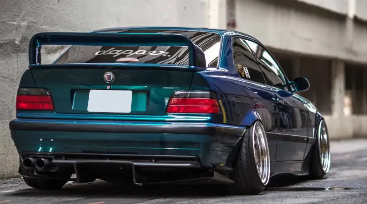 Bmw E36 Gt Style Gloss Black Boot Spoiler 1