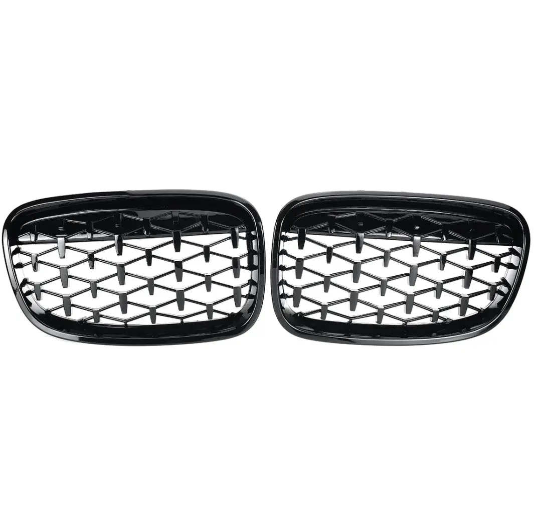 Bmw F20/21 1 Series Pre Facelift Million Star Kidney Grills Gloss Black 2