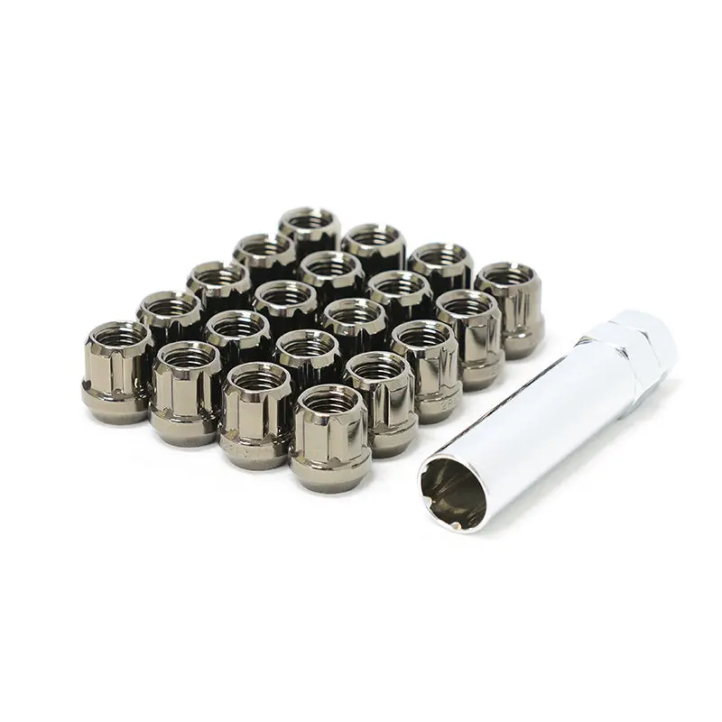 Wheel Mate Muteki Open End Lug Nuts - Titanium 12X1.25 1