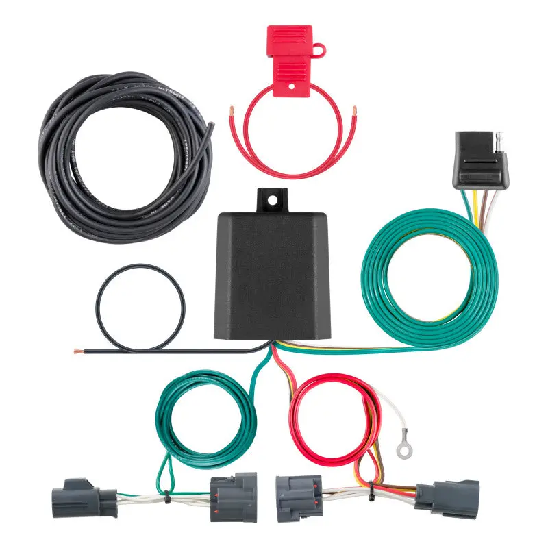 Curt Custom 4-Way Flat Trailer Wiring Harness For 2007–2012 Jeep Liberty 2