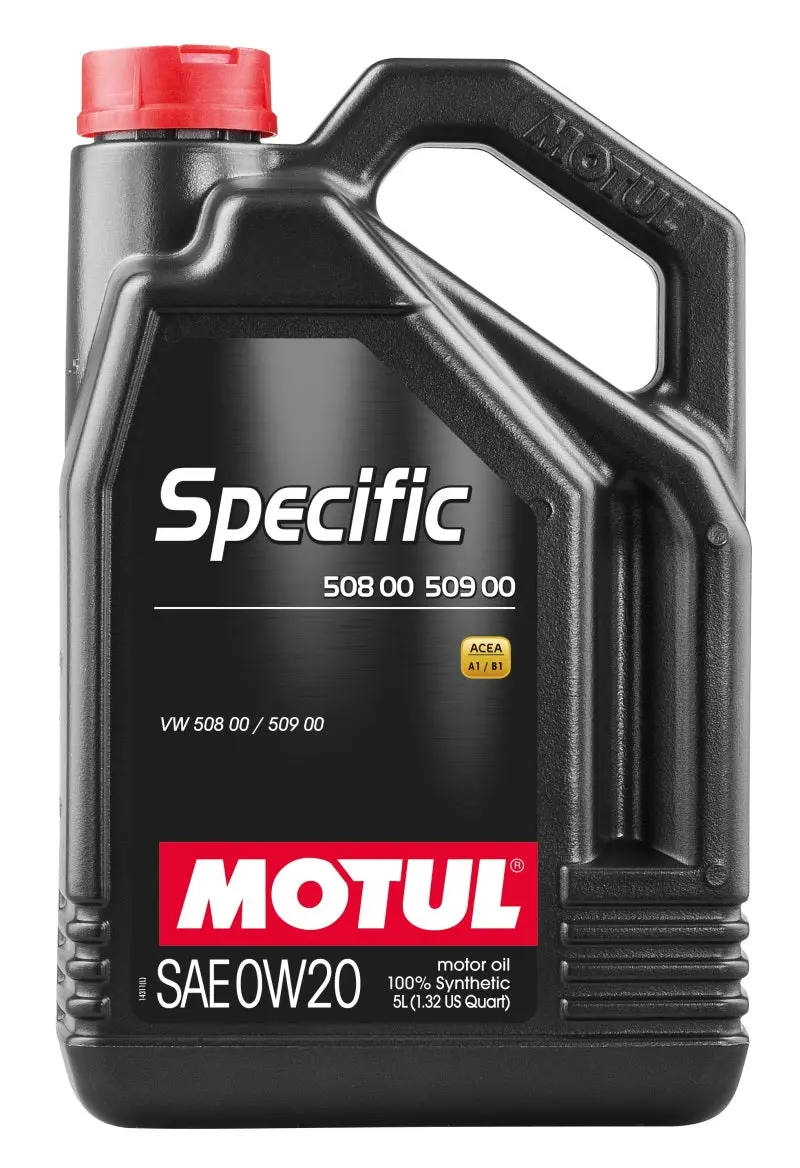 Motul 5L Specific 508 0W20 Oil - Acea A1/B1 / Vw 508.00/509.00 / Porsche C20 1