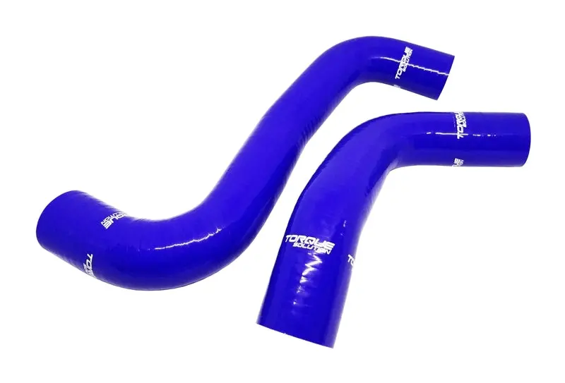 Torque Solution 08-14 Subaru Wrx / 08-18 Sti / 09-13 Forester Xt Silicone Radiator Hose Kit - Blue 1