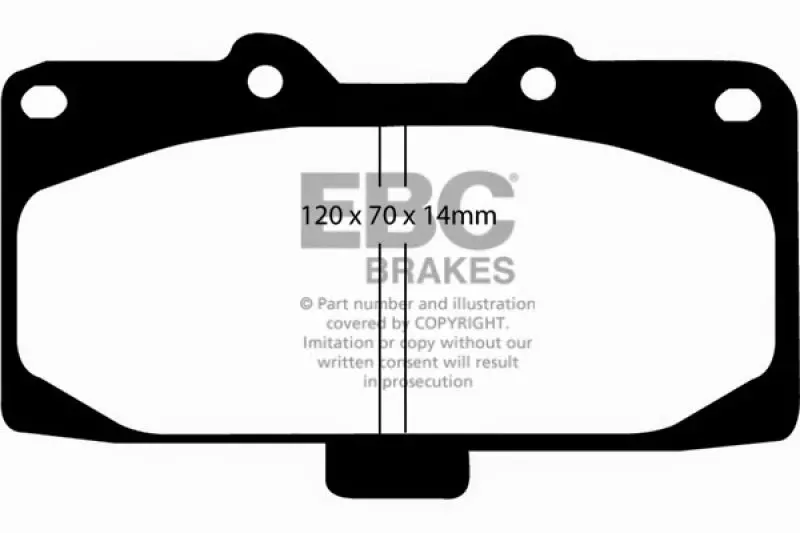Ebc Brake Ultimax2 Brake Pads 1