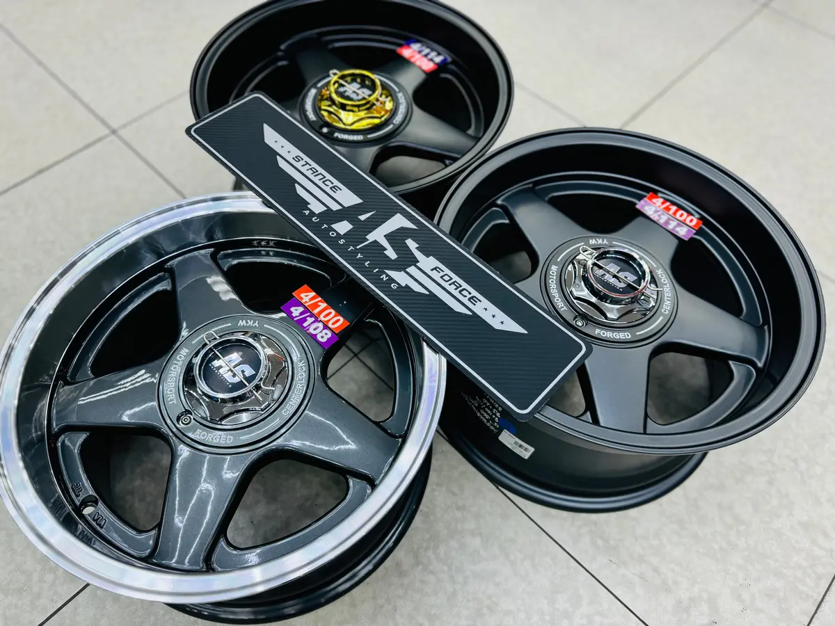 15” As 5666 360 4X100 4X108 4X114 ( No Studs ) 4