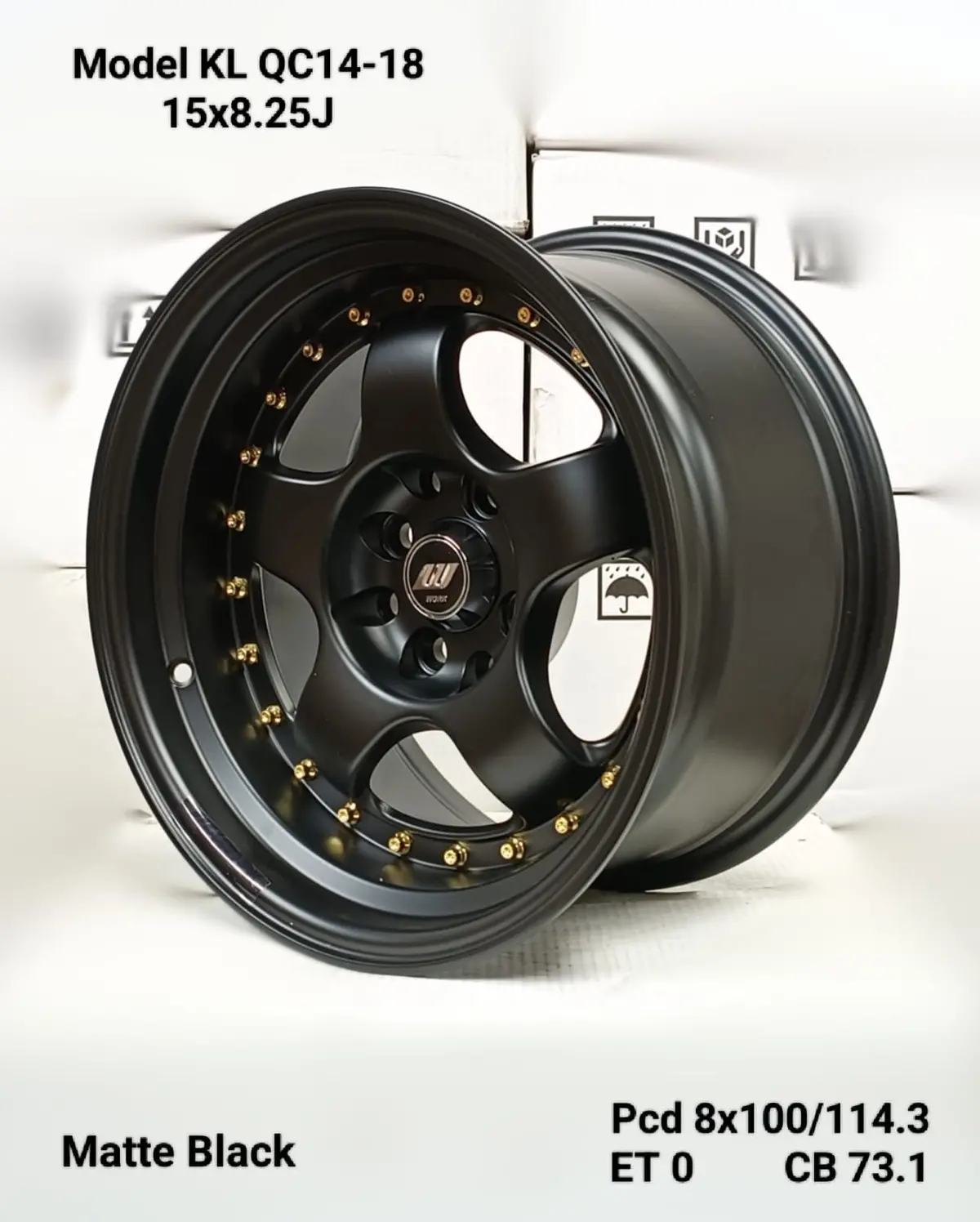 15” Meister S1 4/100 & 4/114 Pcd 6