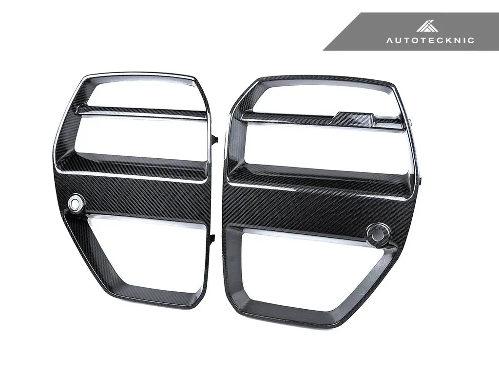 Autotecknic G8x M3 / M4 Dry Carbon Motorsport V1 Front Grille 2