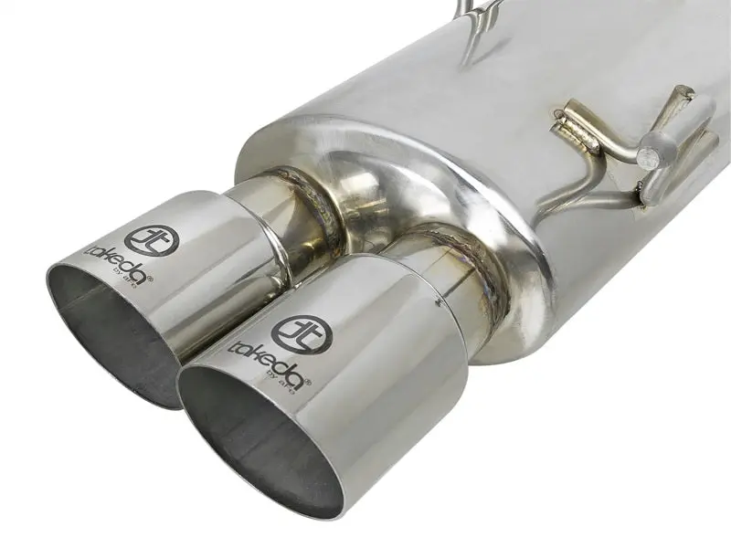 Afe Takeda 3In Ss Exhaust Cat-Back 15-16 Subaru Wrx/Sti 2.0L/2.5L Polished Tips 2