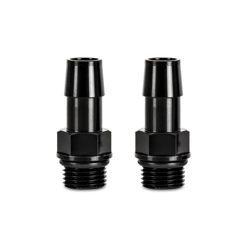 Mishimoto 16X1.5 To 1/2In. Hose Barb Aluminum Fittings (Pack Of 2) 1