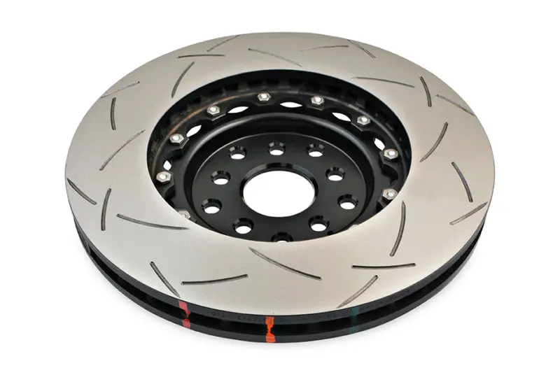 Dba 04-07 Sti/2017 Brz W/Perf. Pkg. 10 Hole Front Slotted 5000 Series 2/Pc Rotor Assembled W/Blk Hat 2