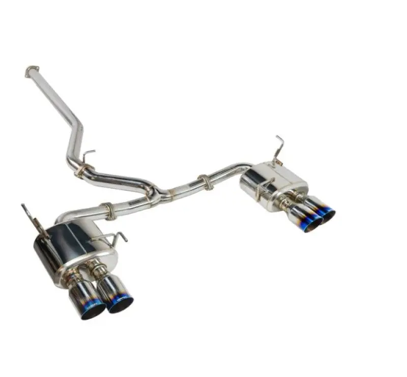 Remark 22+ Subaru Wrx (Vb) Sports Touring Spec - 4In. Burnt Ss Quad Tips (Non-Resonated) 1
