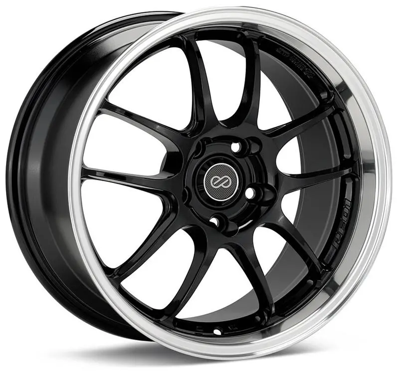 Enkei Pf01 17X9 5X114.3 35Mm Offset 75Mm Hub Bore - Black Mach 1