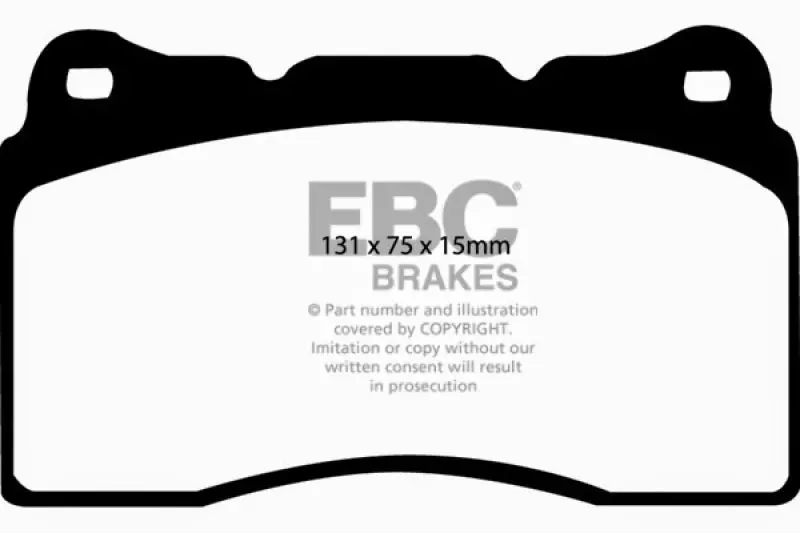 Ebc 04-08 Acura Tl 3.2 (Manual)(Brembo) Redstuff Front Brake Pads 1