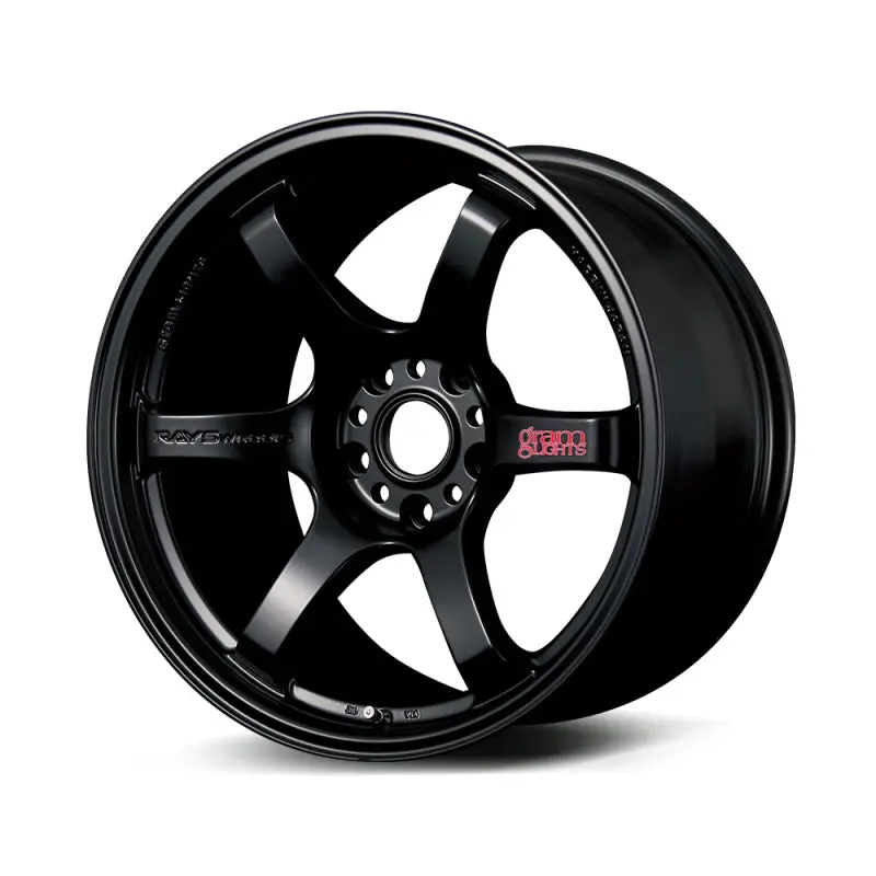 Gram Lights 57Dr 18X8.5 +37 5-100 Semi Gloss Black Wheel 1