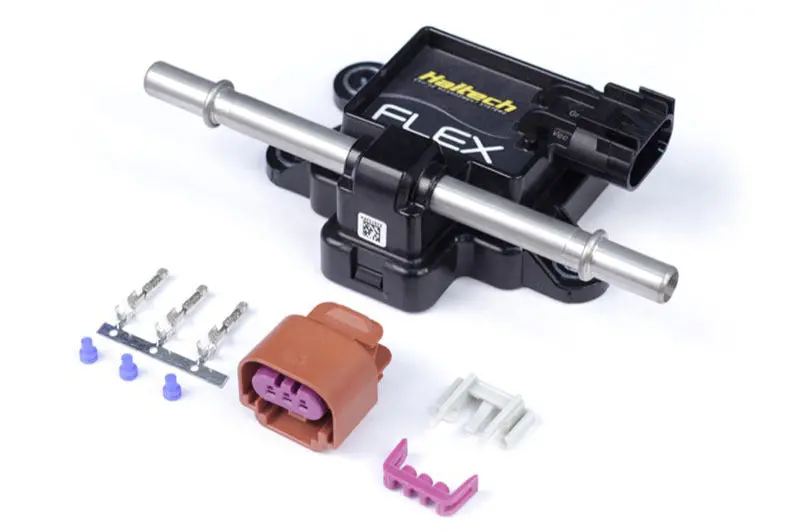 Haltech Flex Fuel Composition Sensor For 3/8 (Gm Spring Lock) Fittings W/Plug & Pins 1