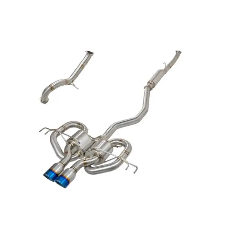 Remark 17-21 Honda Civic Type-R (Fk8) Sports Touring Titanium Catback Exhaust W/ Front Pipe 1