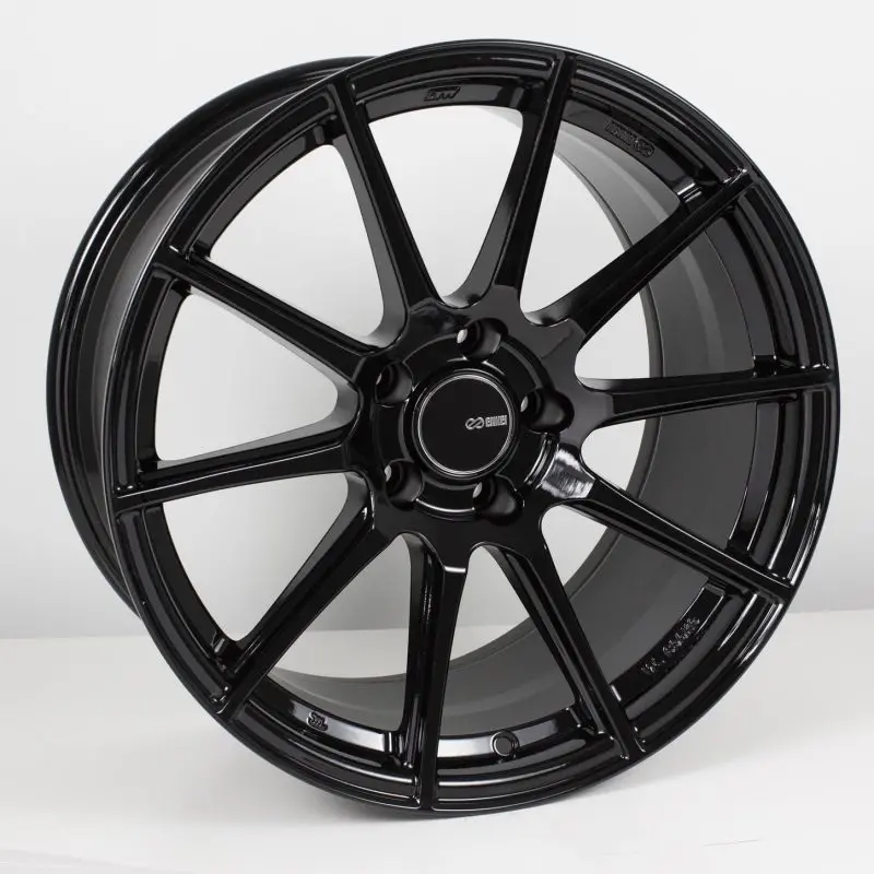 Enkei Ts10 17X8 5X114.3 45Mm Offset 72.6Mm Bore Black Wheel 1